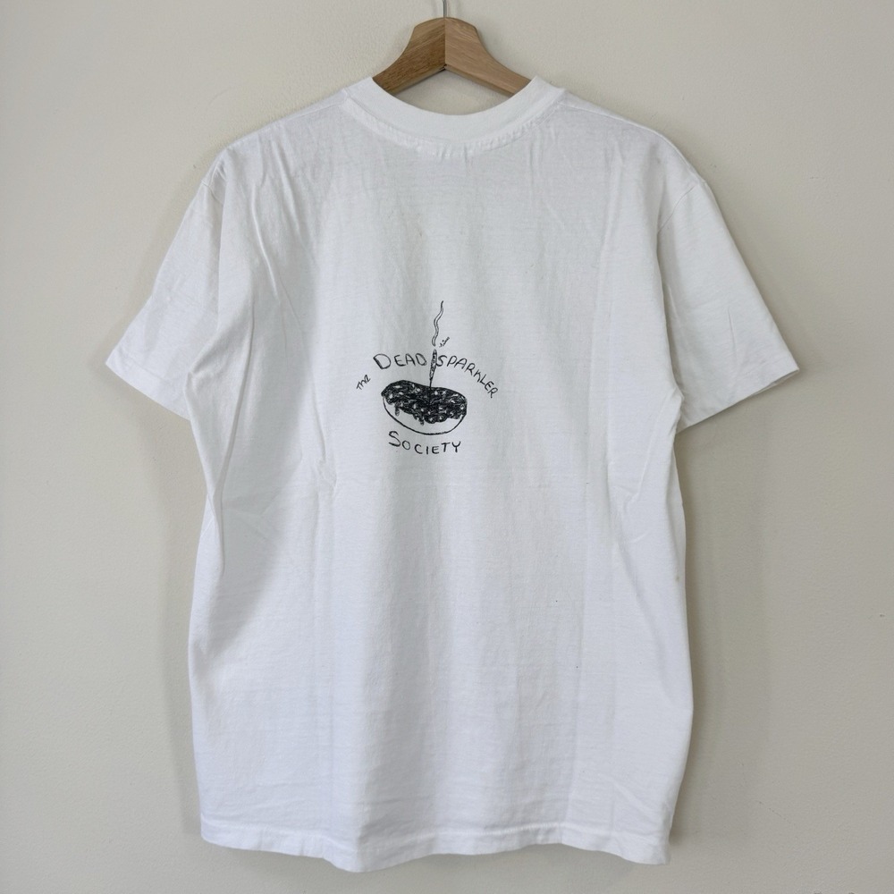 Vintage 80's Dixon College The Dead Sparkler Society Poetry Literature Tee Shirt